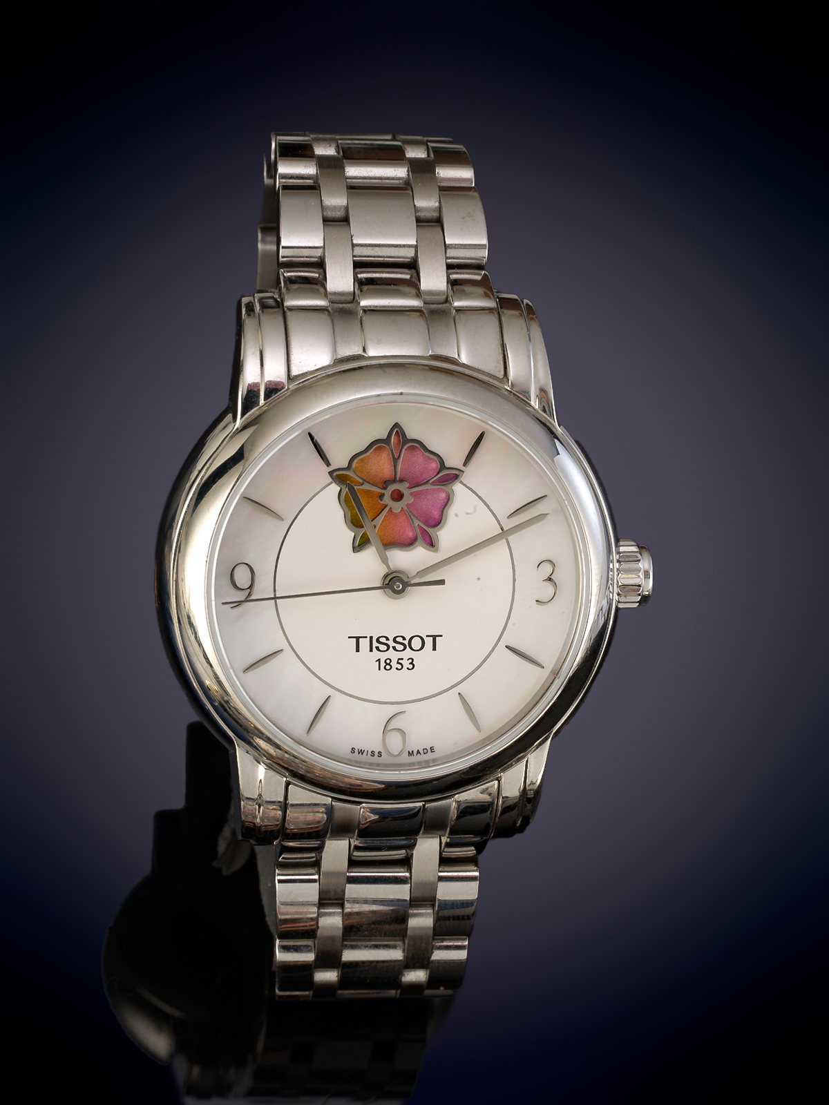 TISSOT. RELOJ PARA MUJER  EN ACERO. LADY HEART POWERMATIC 80. CAJA Y PULSERA DE ACERO INOXIDABLE....