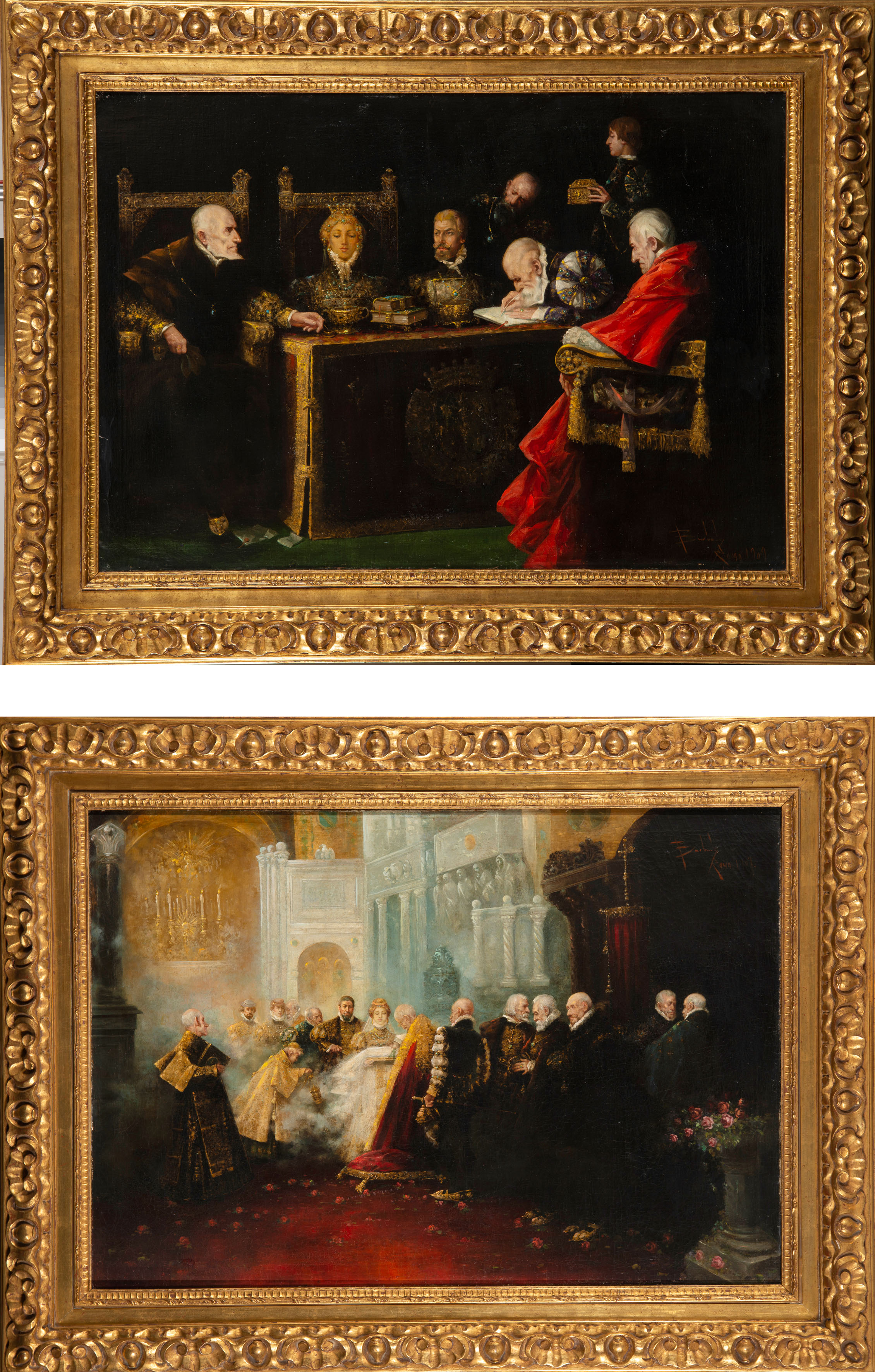 SALVADOR SÁNCHEZ BARBUDO
"Testamento de la reina Isabel la Católica"