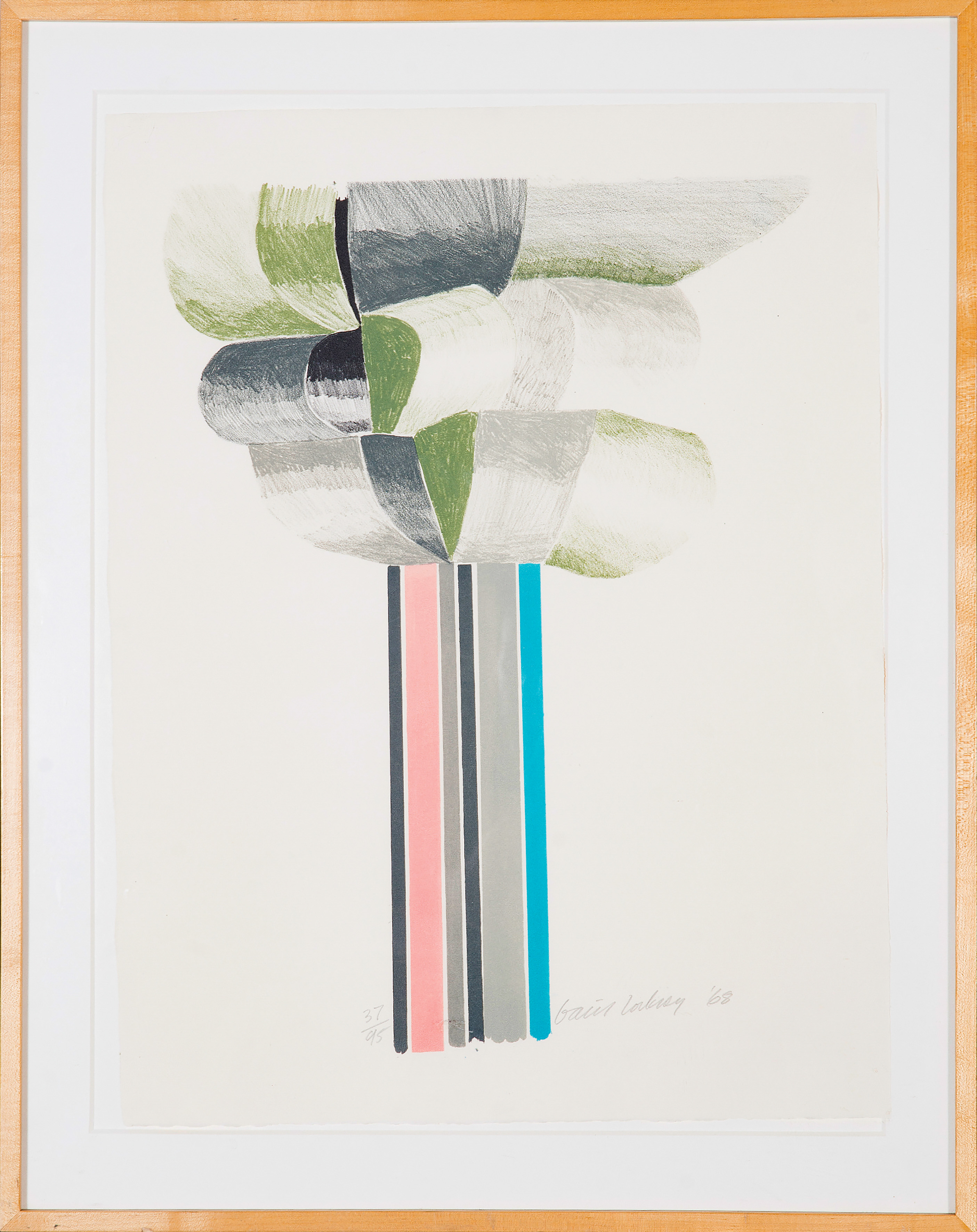 DAVID HOCKNEY (Bradford, Yorkshire 1937)
"Tree". 1968
Litografía a zinc sobre papel Arches en seis...