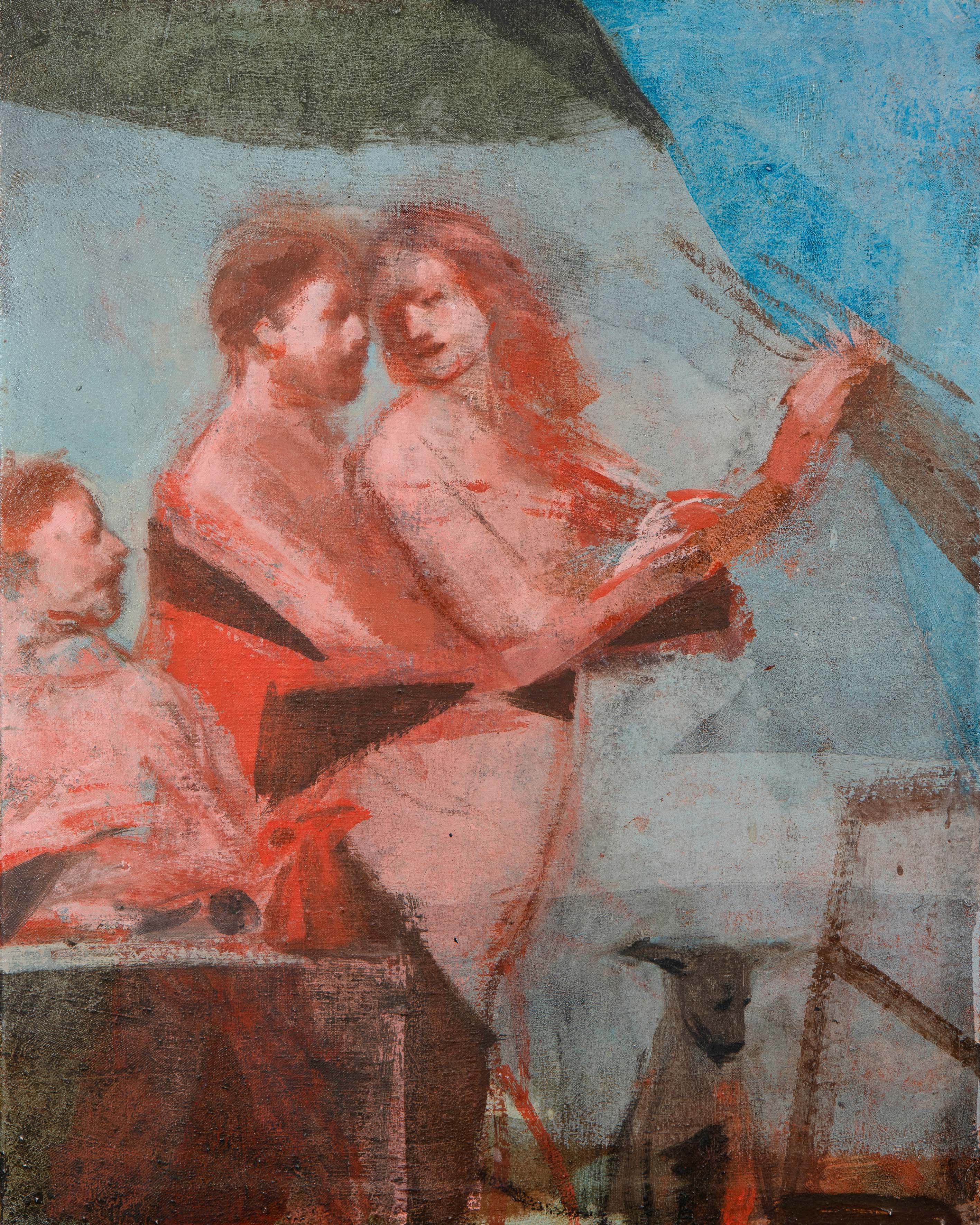 MIGUEL CONDÉ (Pittsburg 1939)
"Arquitectos". 1982
Óleo sobre lienzo
Firmado y fechado 1982
Medidas:...