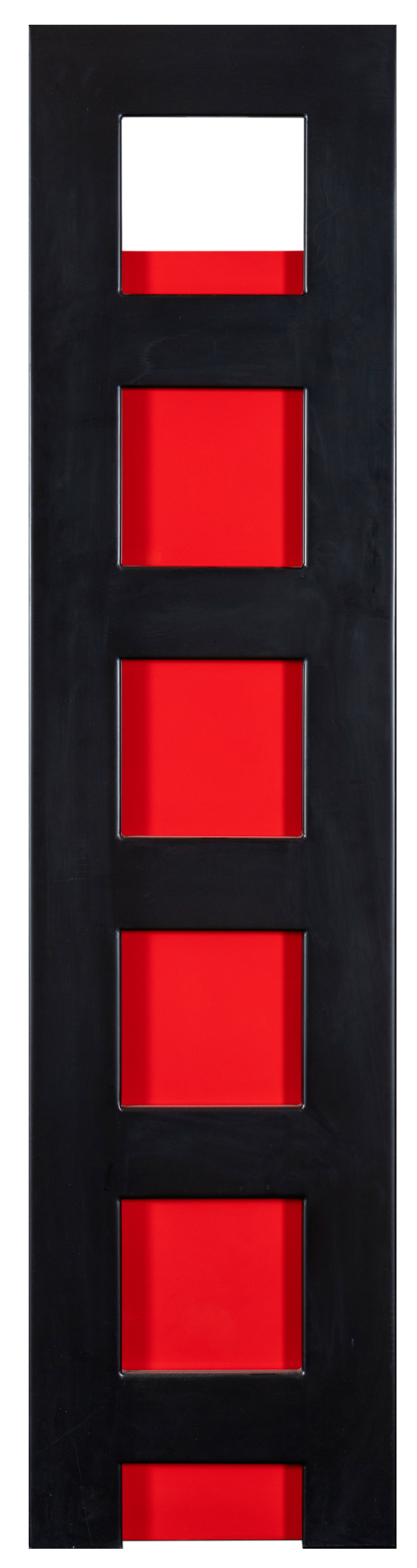 ROSA BRUN (Madrid 1955)
"Elemento natural 7". 1991
Hierro pintado y madera
Al dorso firmado y...
