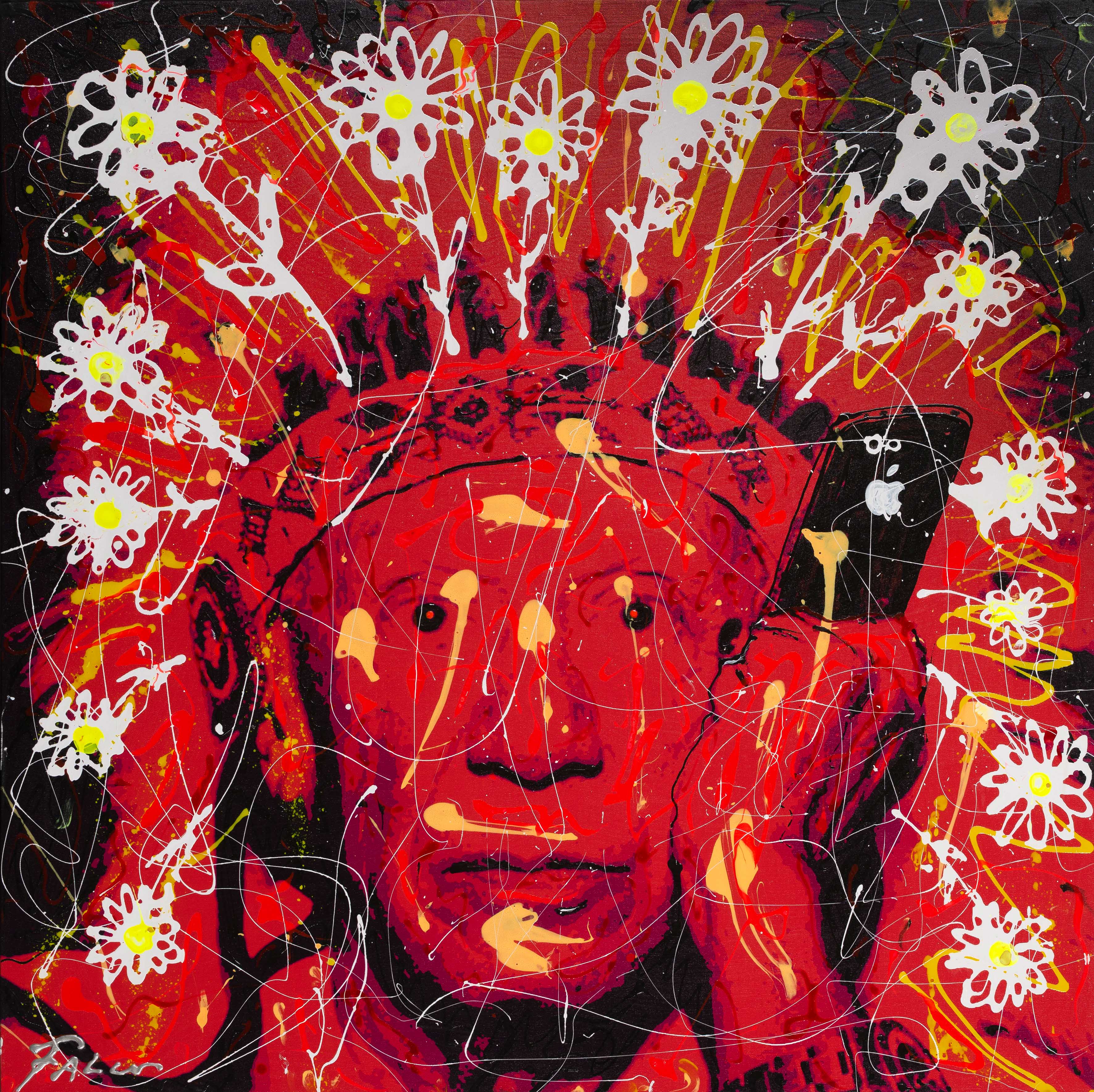 JOAQUIM FALCÓ (Barcelona, 1958)
“Picasso con sombrero"
Acrílico sobre lienzo
Firmado al...