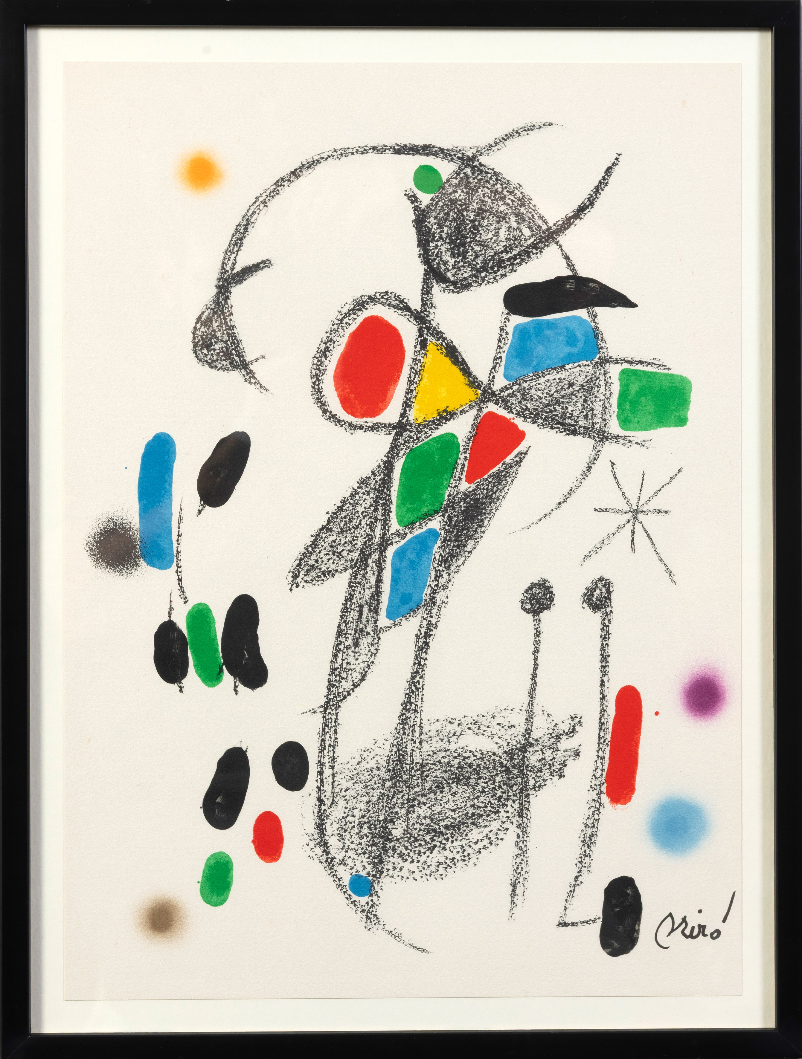 JOAN MIRÓ (Barcelona 1893 - Palma de Mallorca 1983) 
"Maravillas con variaciones acrósticas en el...