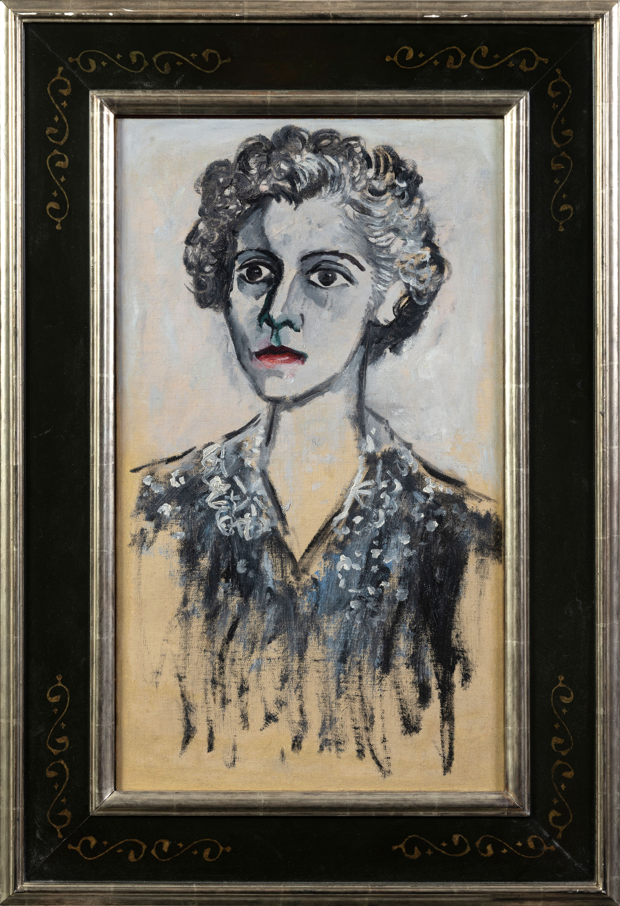 WIFREDO LAM (Sagua La Grande, Cuba 1902-París 1982)
"Sans Titre (Portrait de María Teresa Rojas)"....