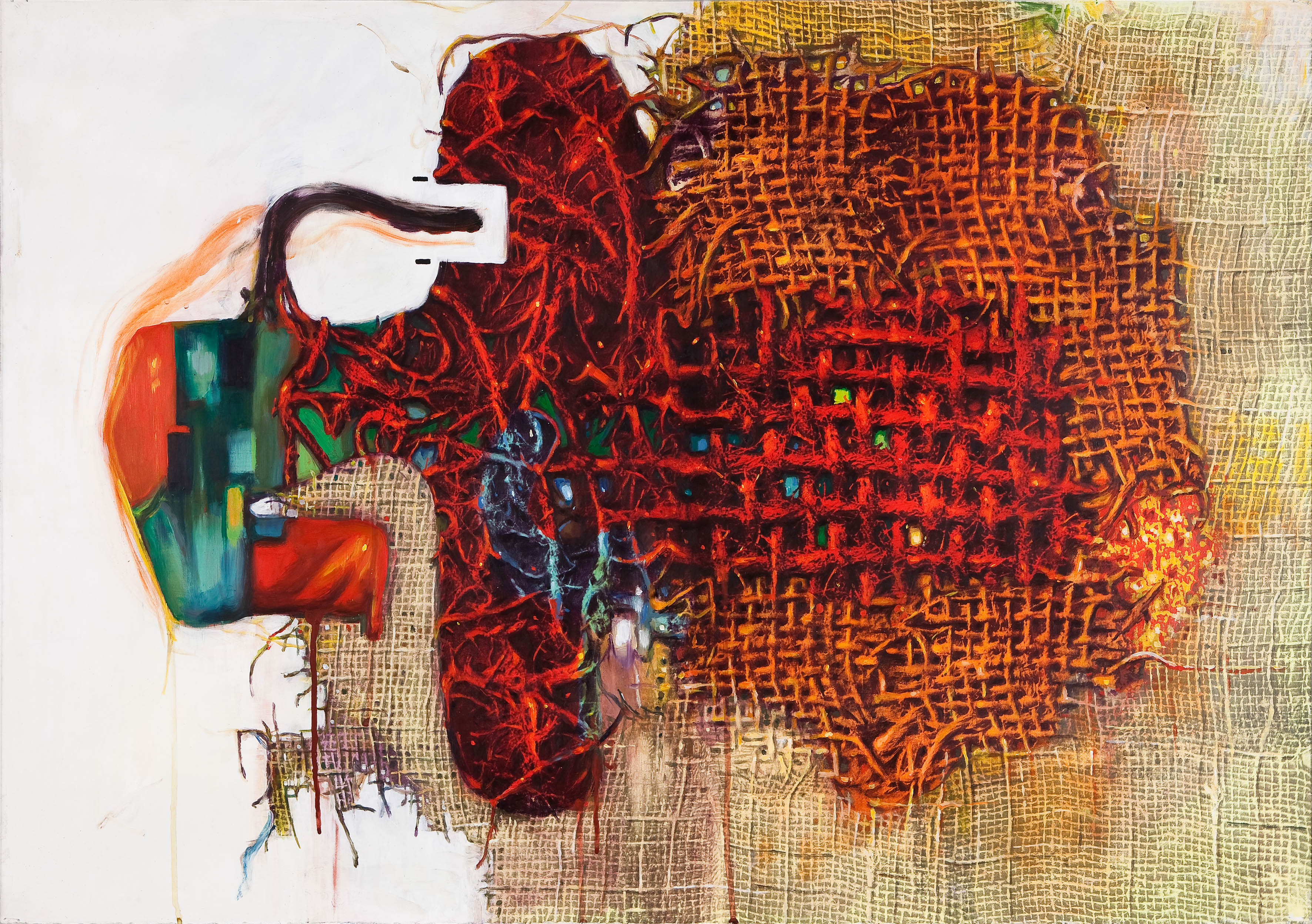 FABIAN MARCACCIO (Rosario, Argentina 1963)
"Standard idiosynchratic". 1997 
Acrílico, tinta e...