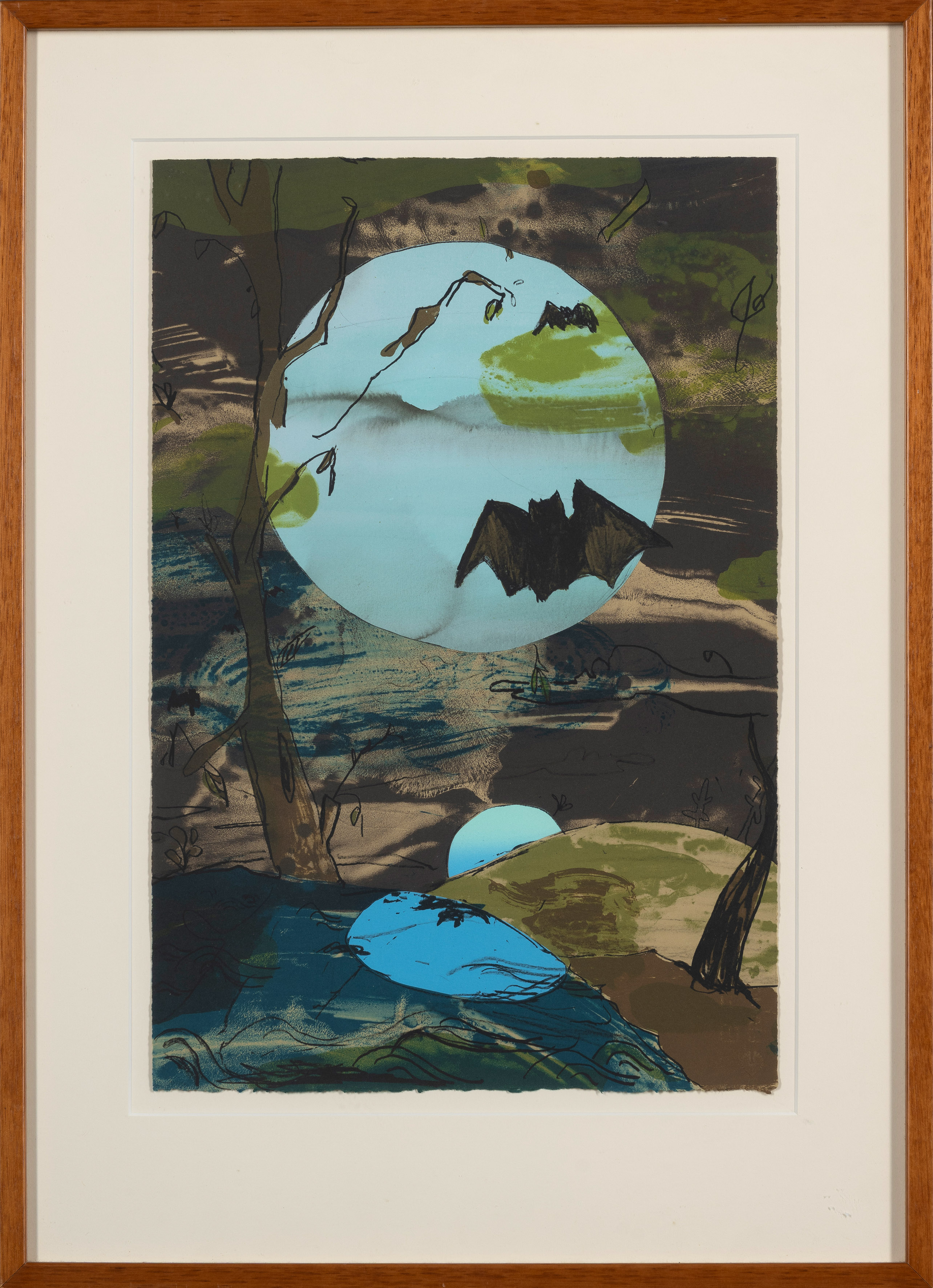 LAURA OWENS (Euclid, Ohaio, Estados Unidos 1970)
"Sin título". 2002
Litografía y collage sobre...