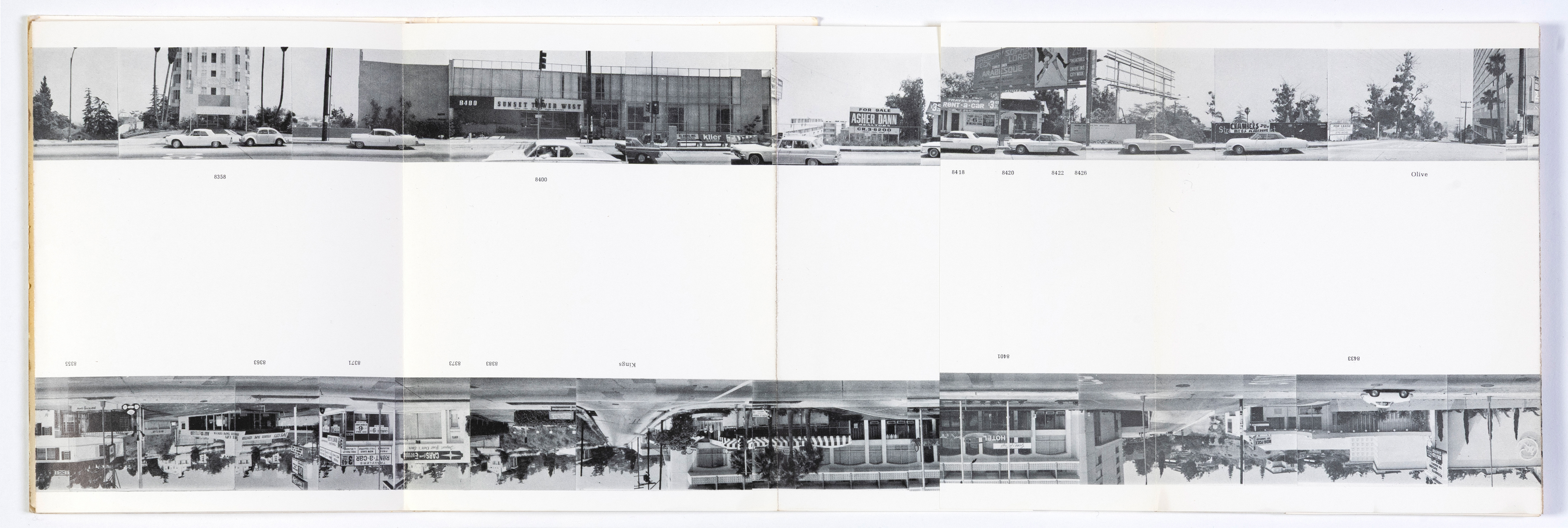 ED RUSCHA (Omaha 1937)
"Every Building on the Sunset Strip". 1966
Libro de artista, primera...