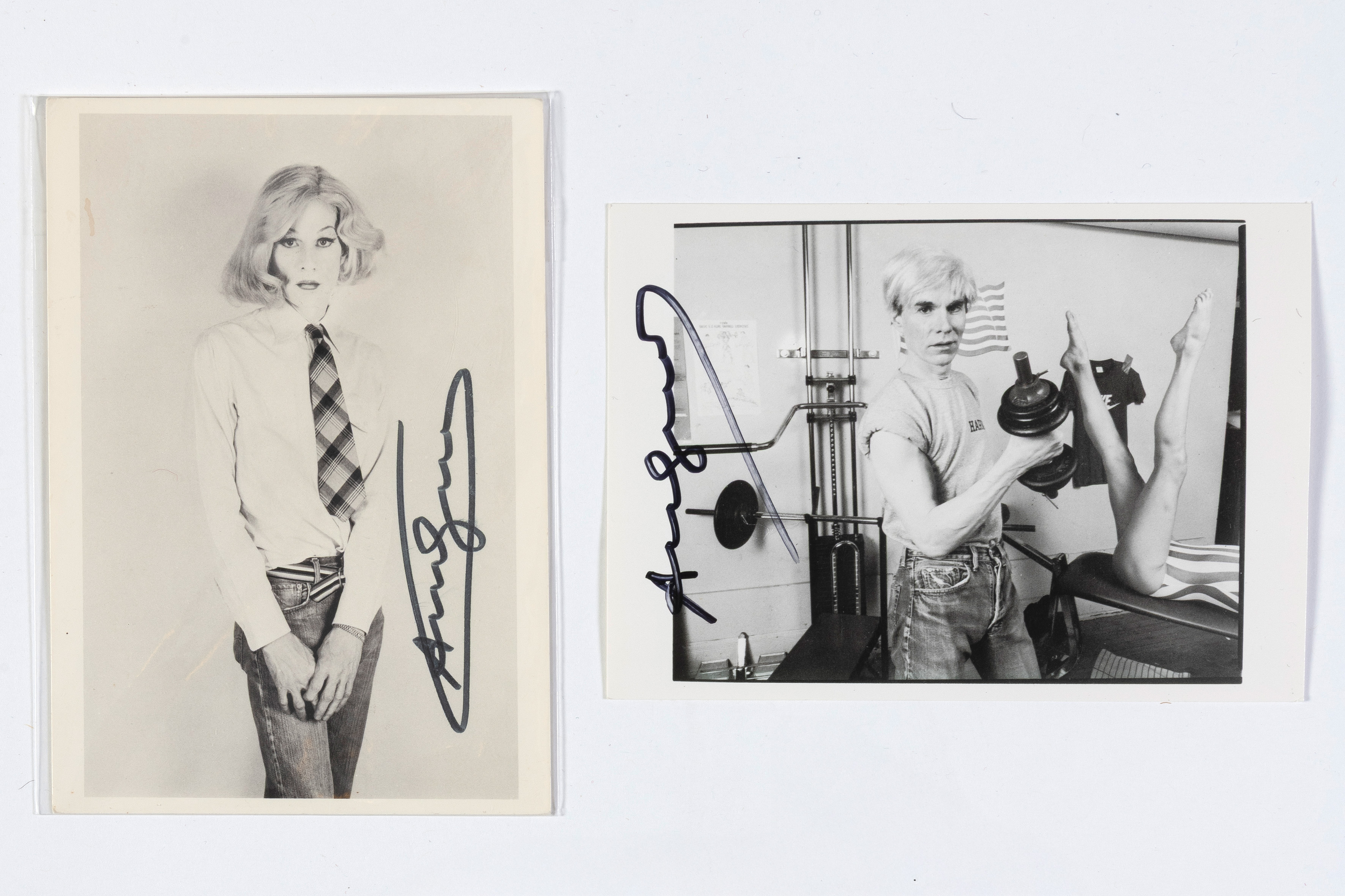 ANDY WARHOL (Pittsburgh 1928 - Nueva York 1987) 
"Postales de fotografías de Christopher MakoS,...