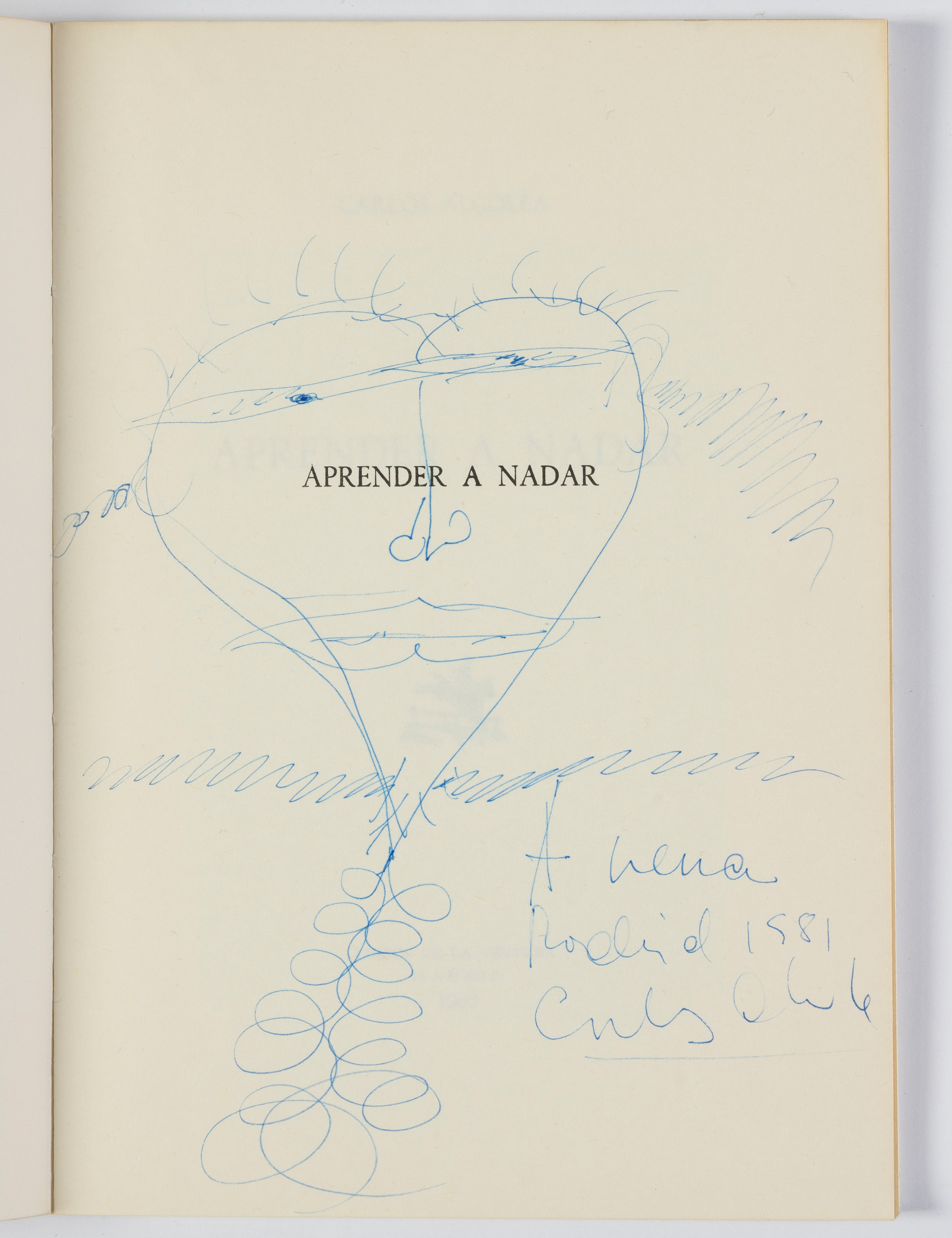 CARLOS ALCOLEA (La Coruña 1949-Madrid 1992)
"Dibujo para "Aprender a Nadar". 1981
Dibujo a tinta en...