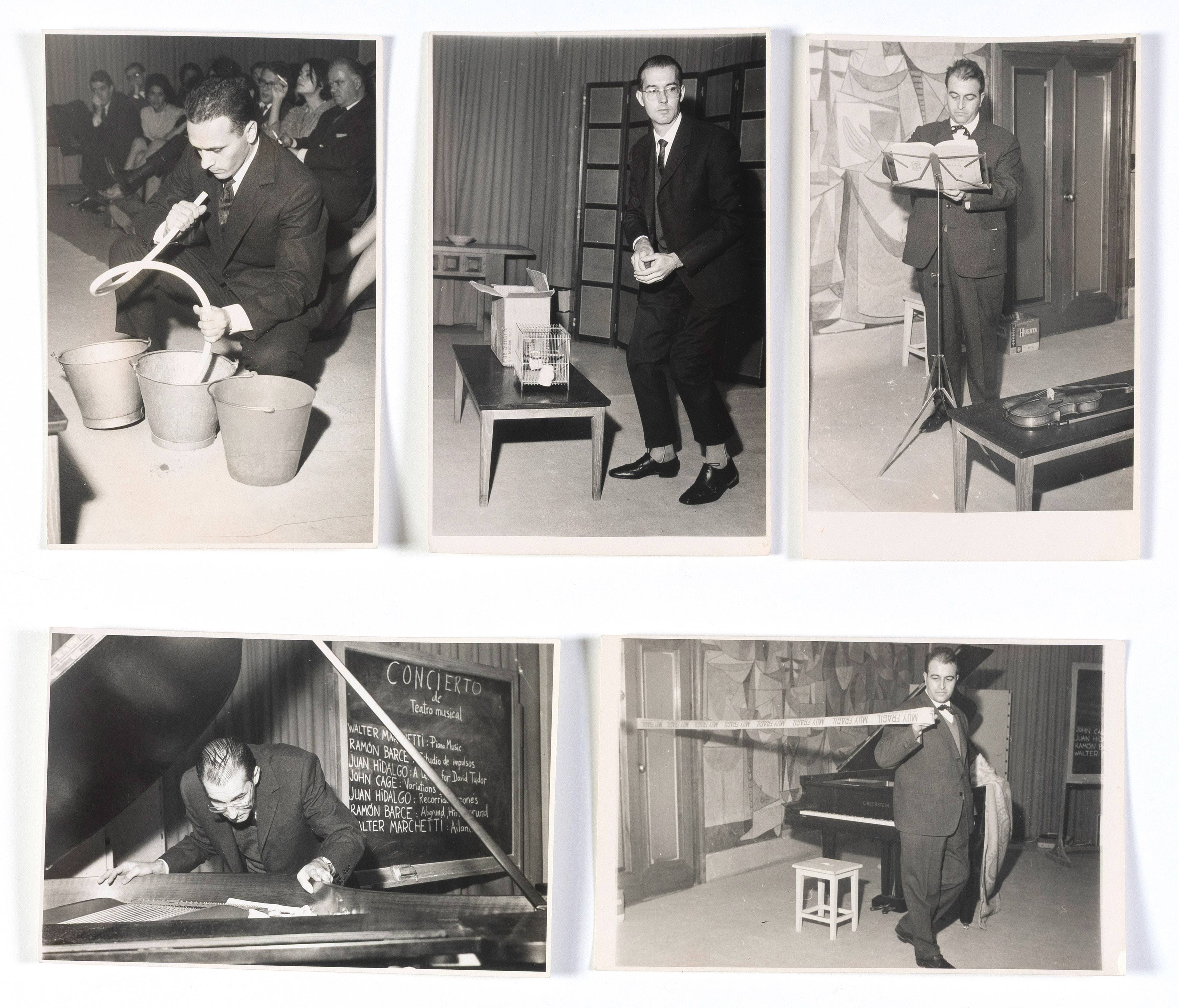 FOTOGRAFÍAS ORIGINALES DEL PRIMER CONCIERTO ZAJ DE LA HISTORIA
"ZAJ Concierto de Teatro Musical....