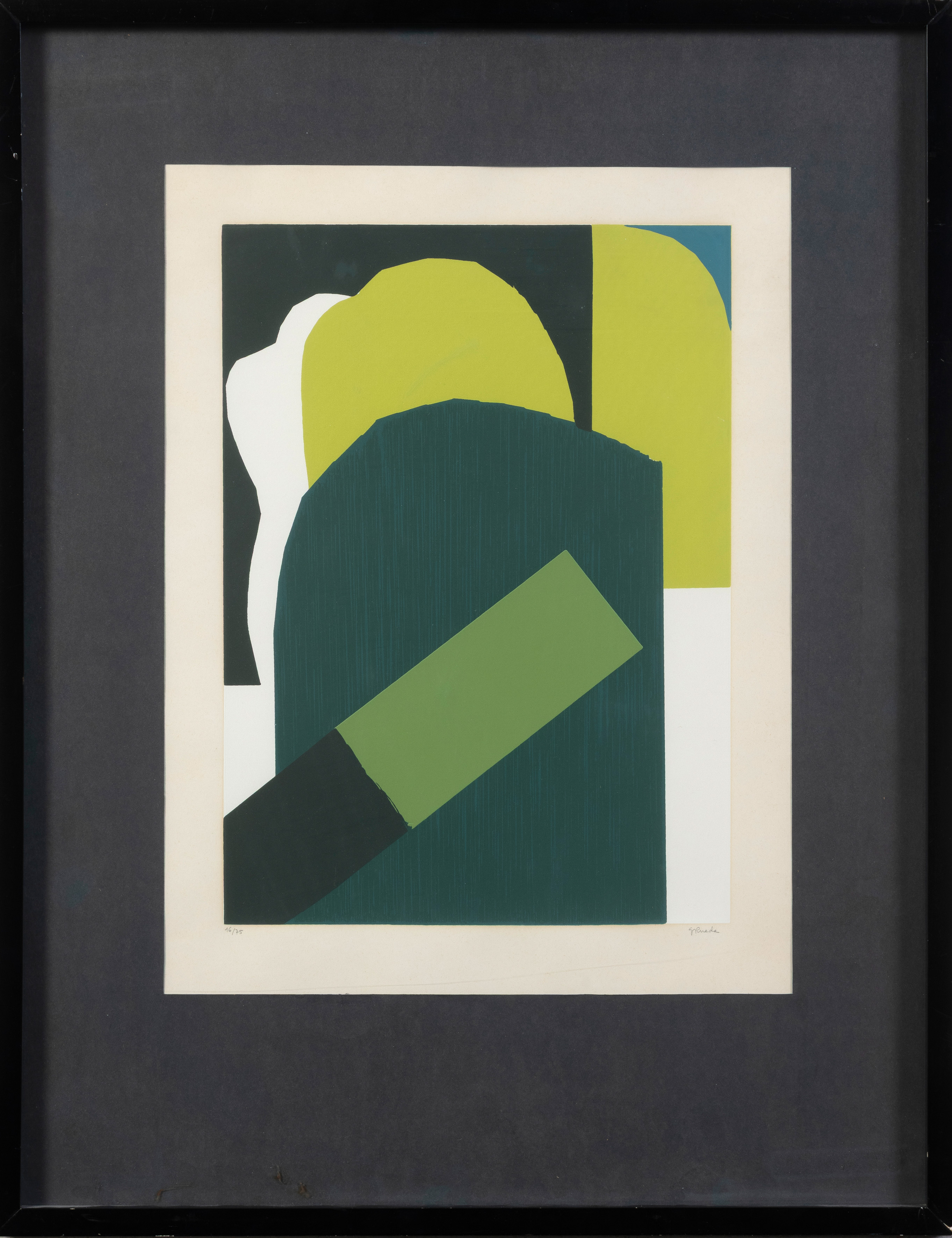 GERARDO RUEDA (Madrid, 1926-1996)
“Sin título”
Serigrafía sobre papel.
Firmado a lápiz.
Numerado...