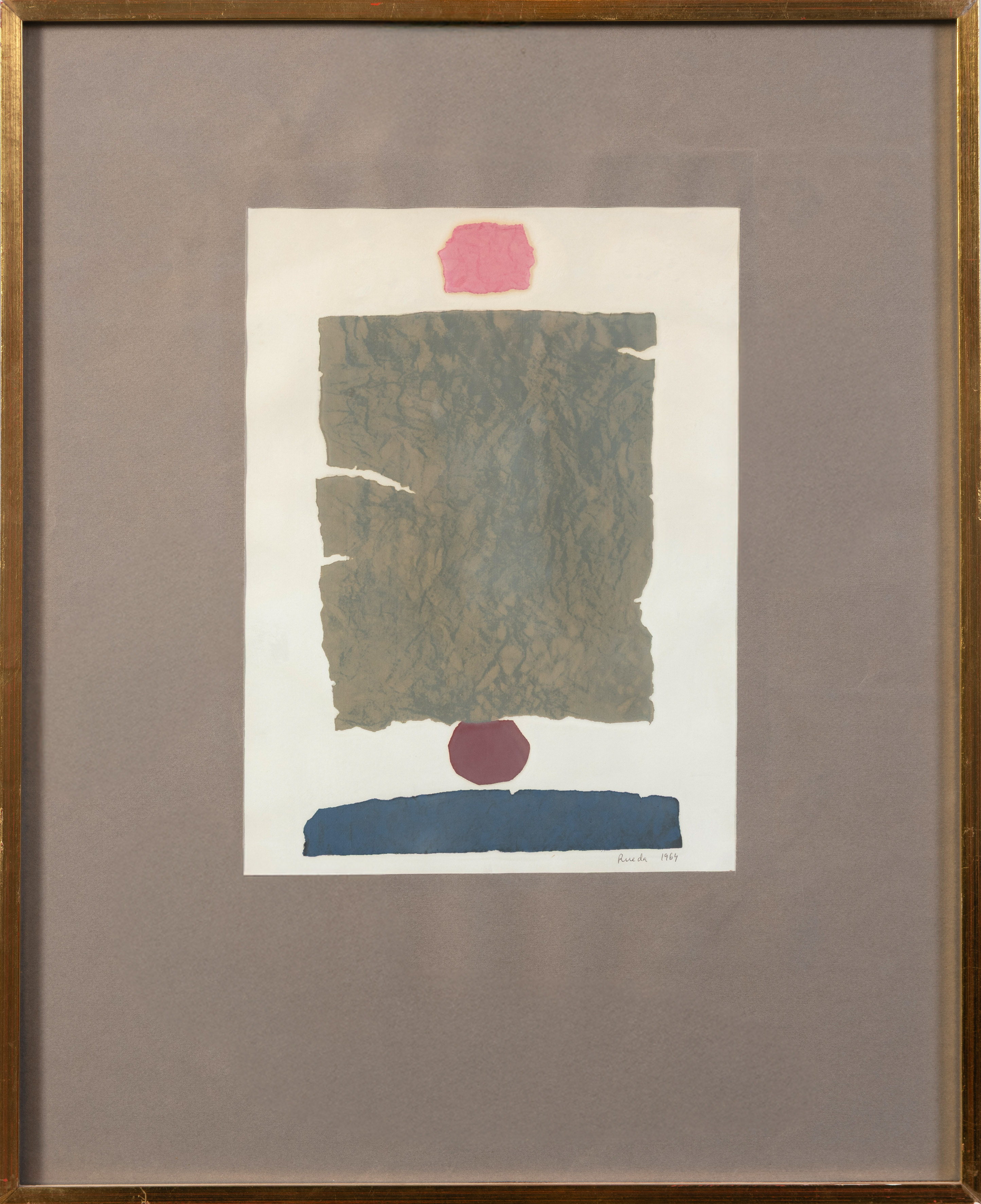GERARDO RUEDA (Madrid 1926-1996)
“Sin título”. 1964
Serigrafía sobre papel
Firmado y fechado a...