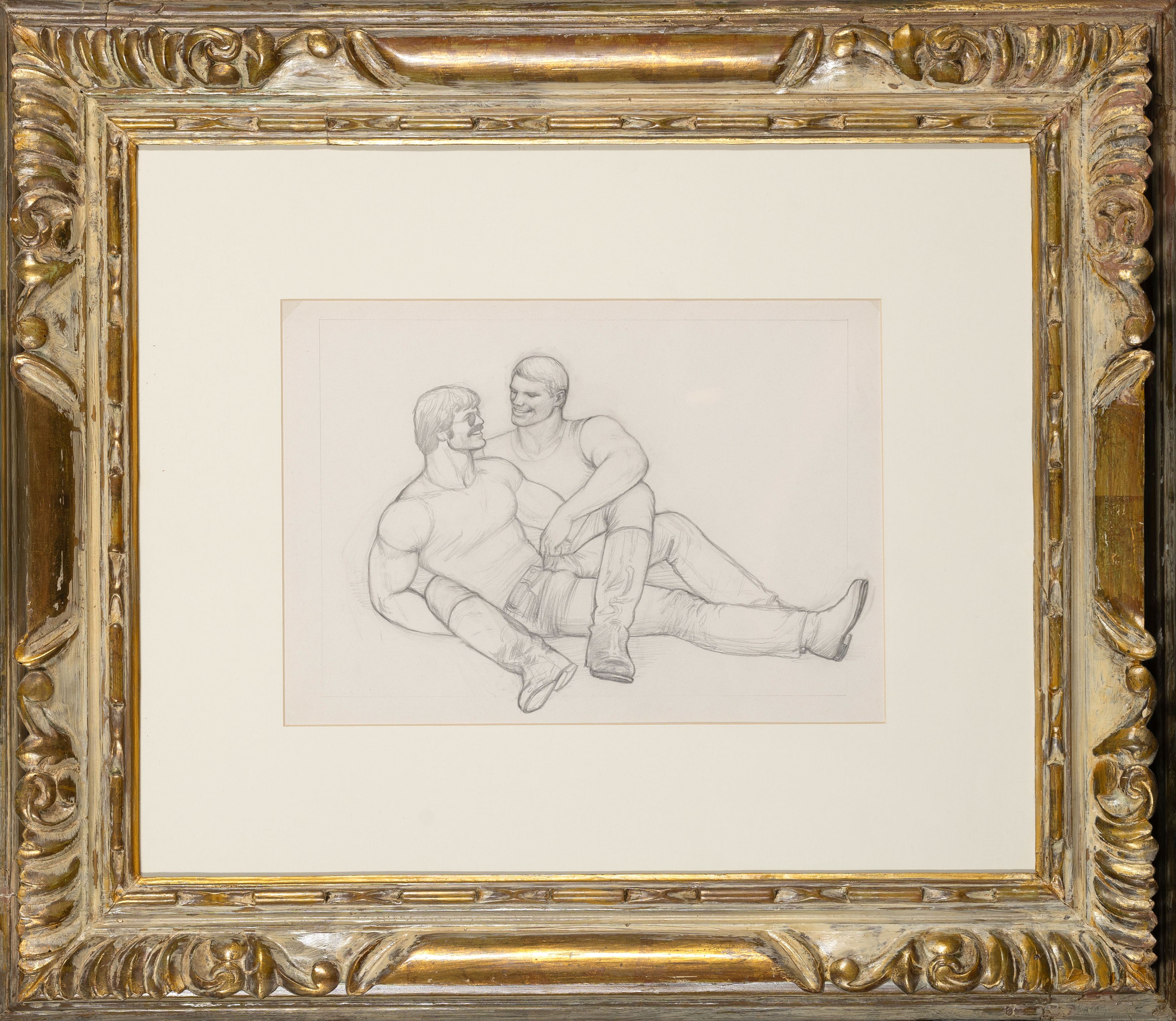 TOM OF FINLAND (Kaarina, Finlandia 1920-Helsinki, Finlandia 1991).
"Sin título". 1982
Lápiz sobre...