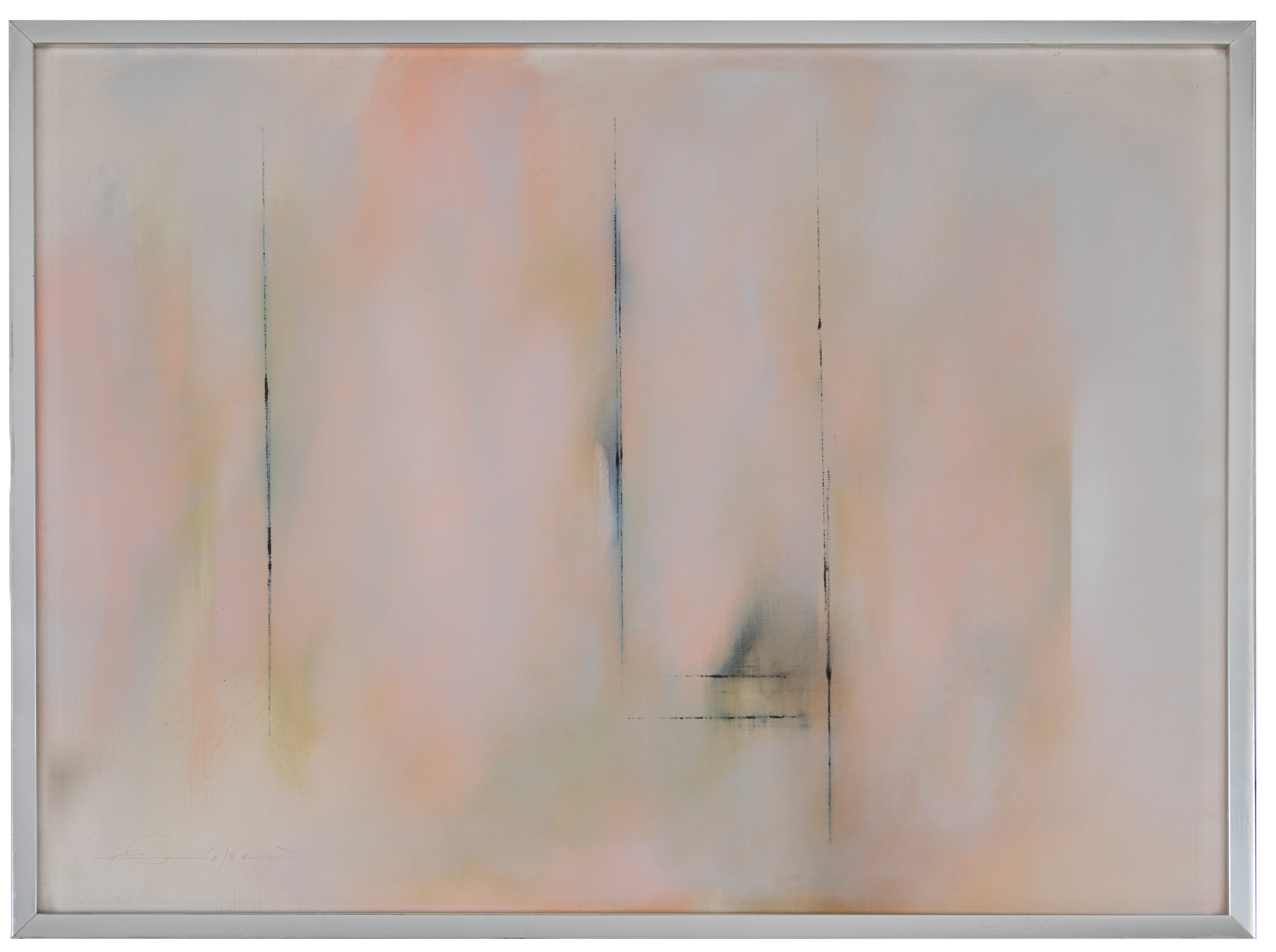 FERNANDO ZÓBEL (Manila 1924-Roma 1984) 
“Jardín del Obispo III”. 1978 
Óleo sobre lienzo 
Firmado...