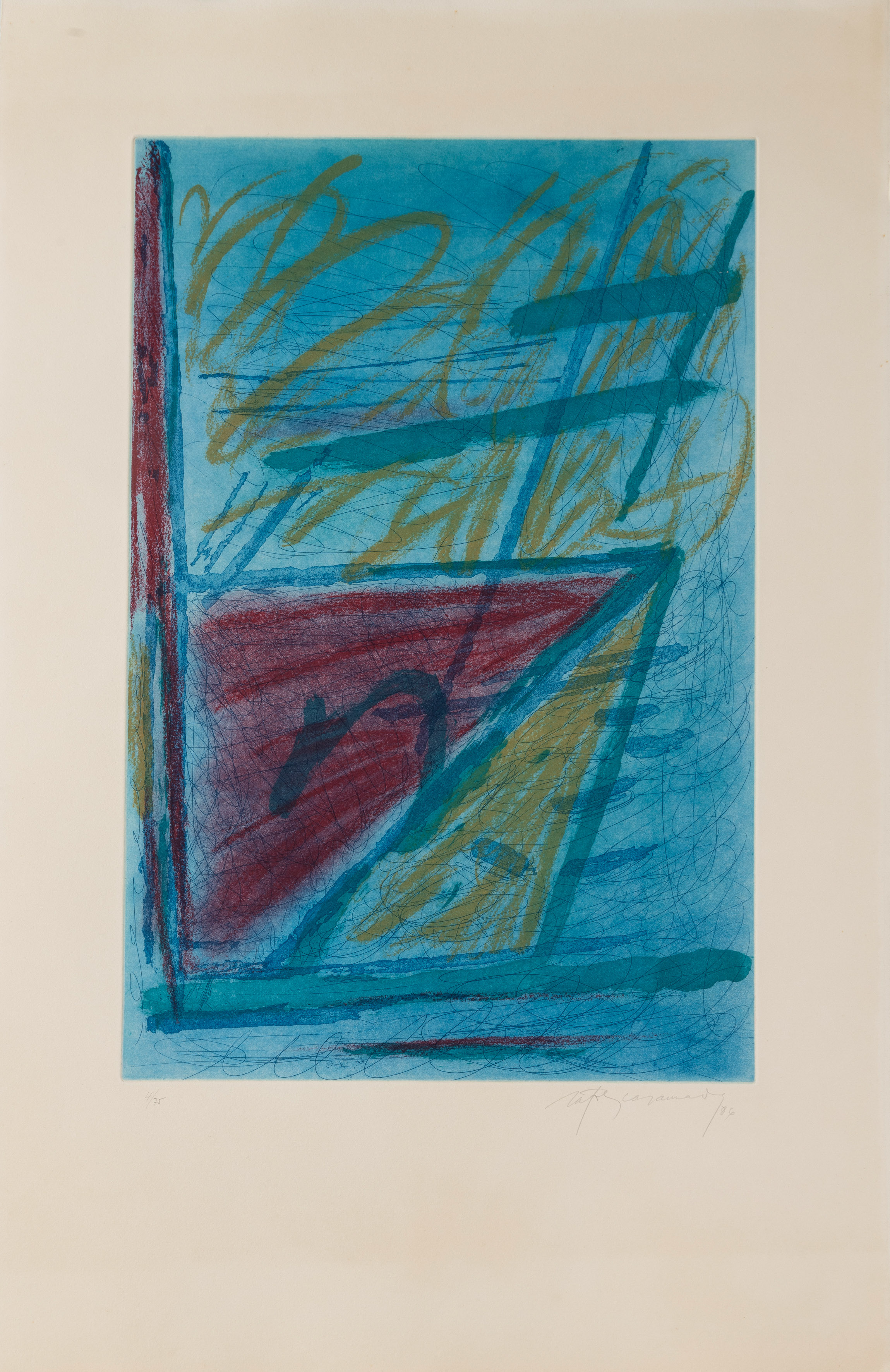 ALBERT RAFOLS CASAMADA (Barcelona 1923-2009)
"Sin título". 1968
Aguafuerte y aguatinta sobre...