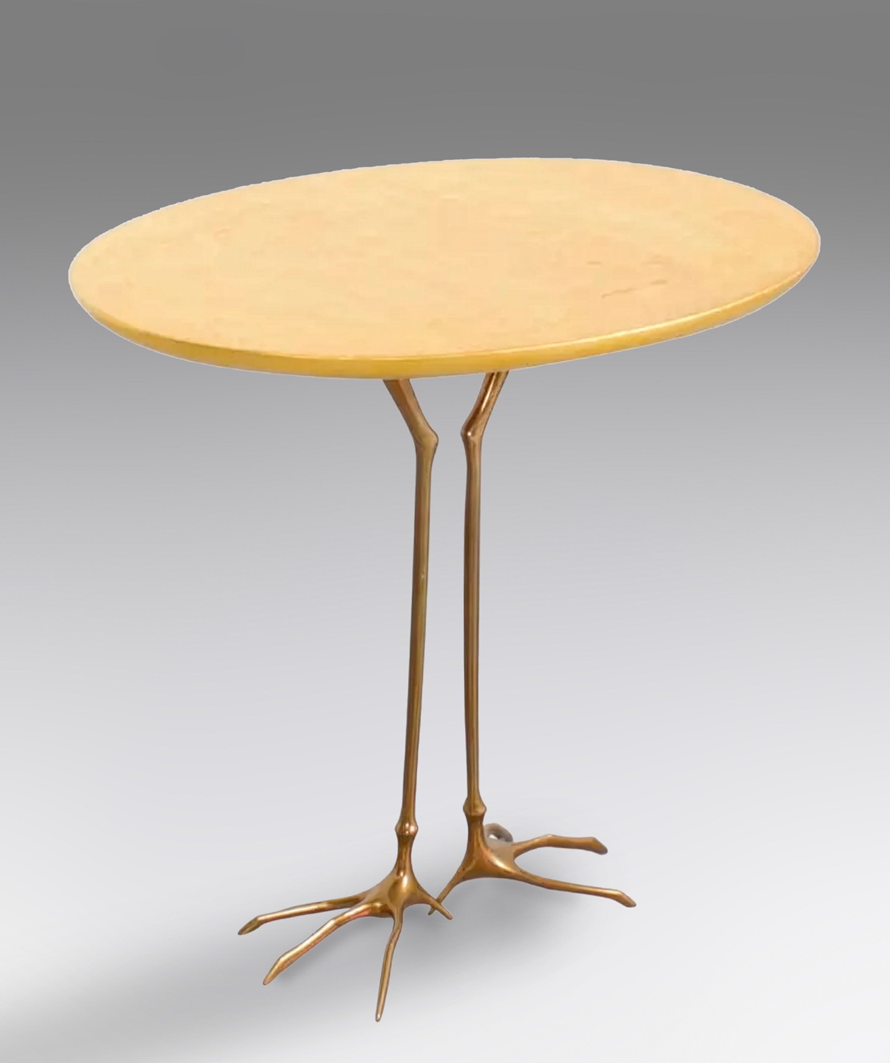 MERET OPPENHEIM (Berlin, Alemania, 1913–1985)
“Traccia’ Table”c. 1973
Mesa con estructura metálica...