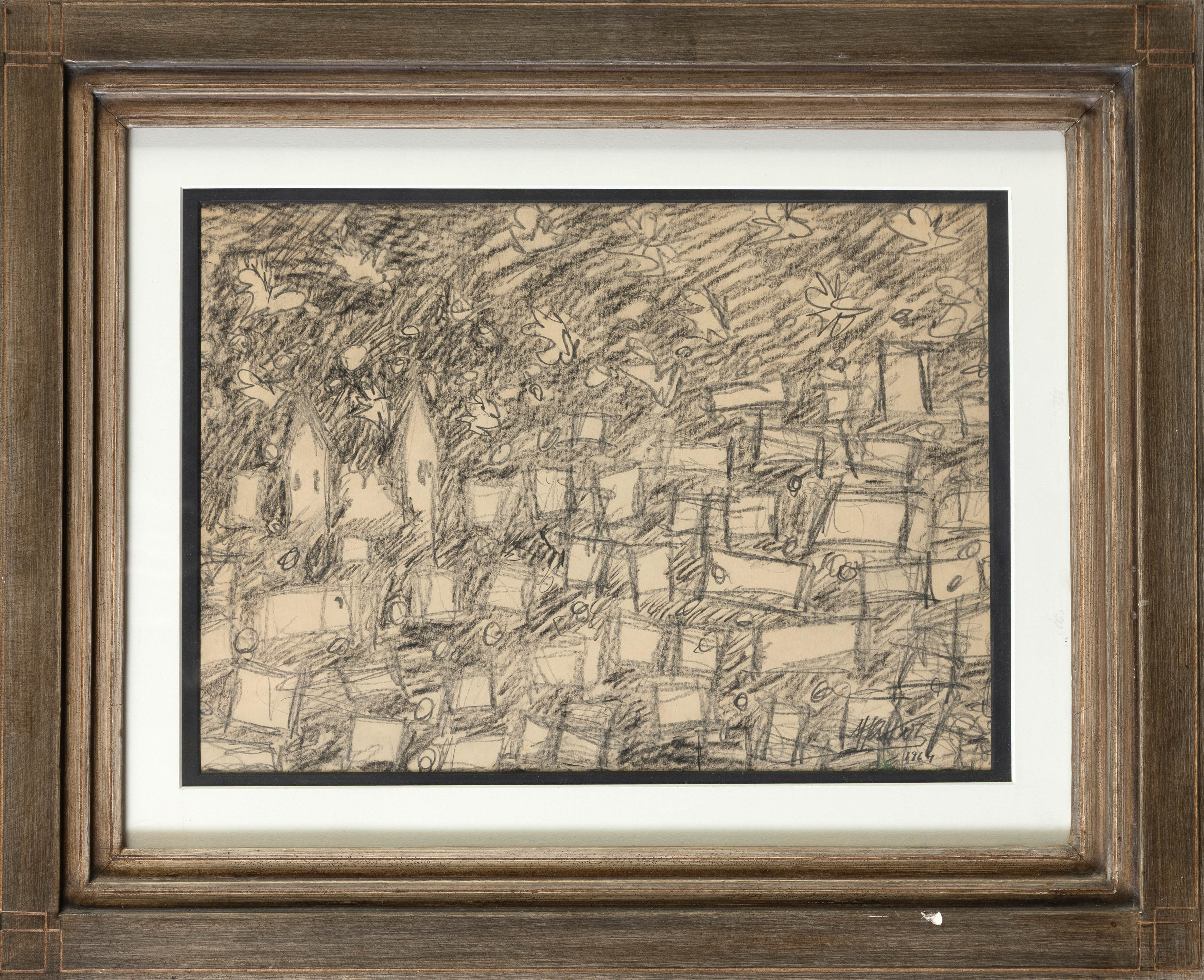 MANUEL ÁNGELES ORTIZ (Jaén 1895-París 1984)
"Granada"
Dibujo a lápiz sobre papel
Firmado
Medidas:...