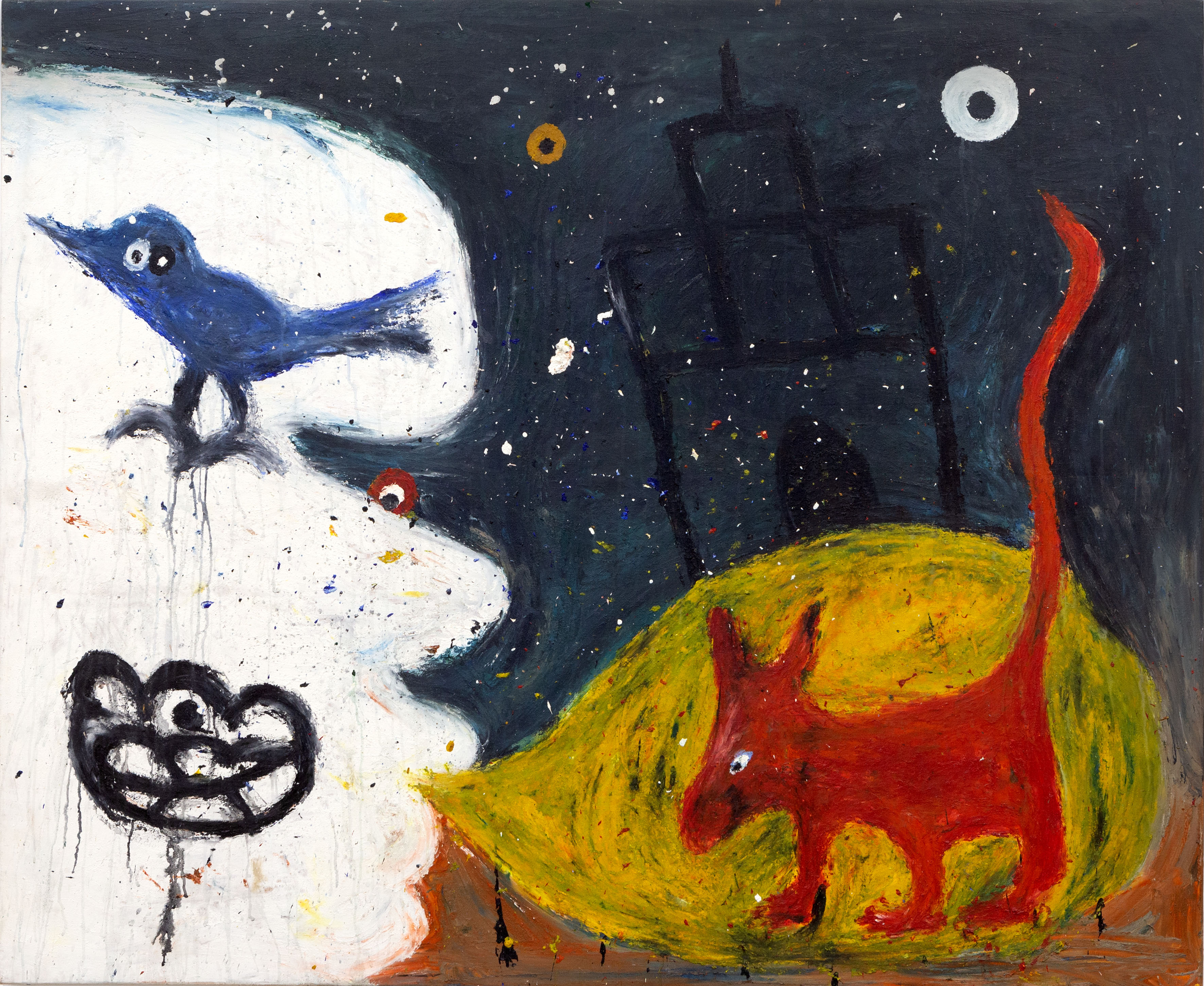 FERRÁN GARCÍA SEVILLA (Palma de Mallorca 1949)
"DUGA 12". 1984
Óleo sobre lienzo
Al dorso...