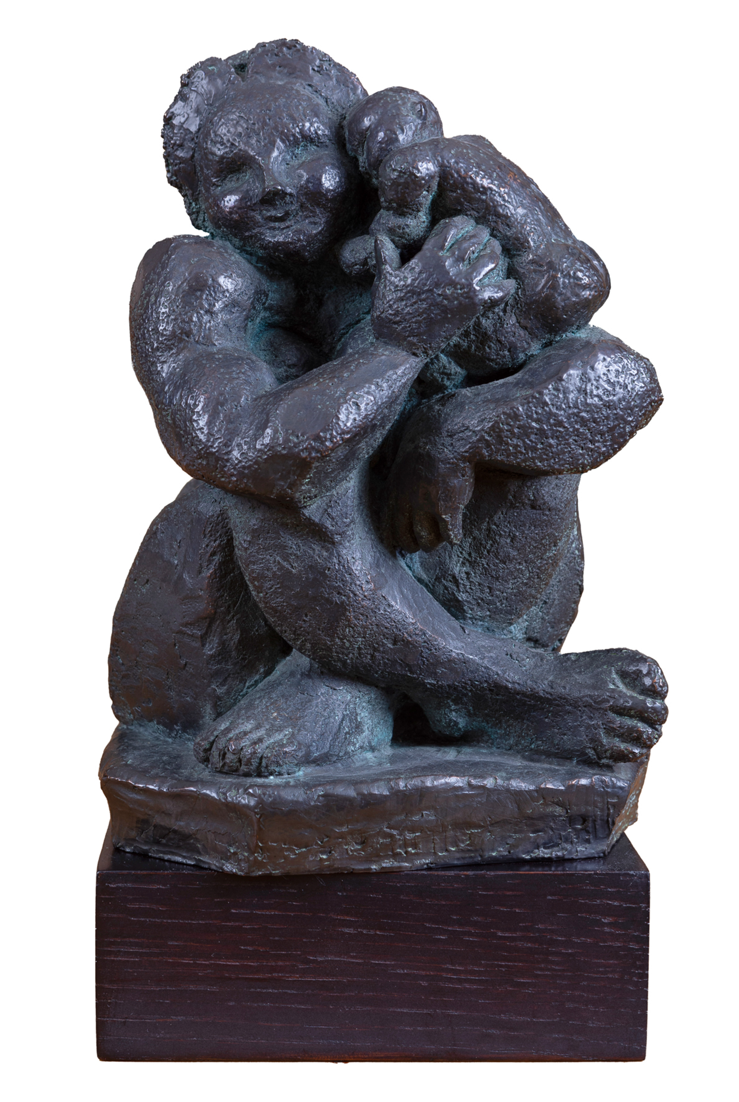 HELENA AGUSTI MARAGALL (Barcelona 1962)
"Repòs"
Bronce patinado sobre base de...