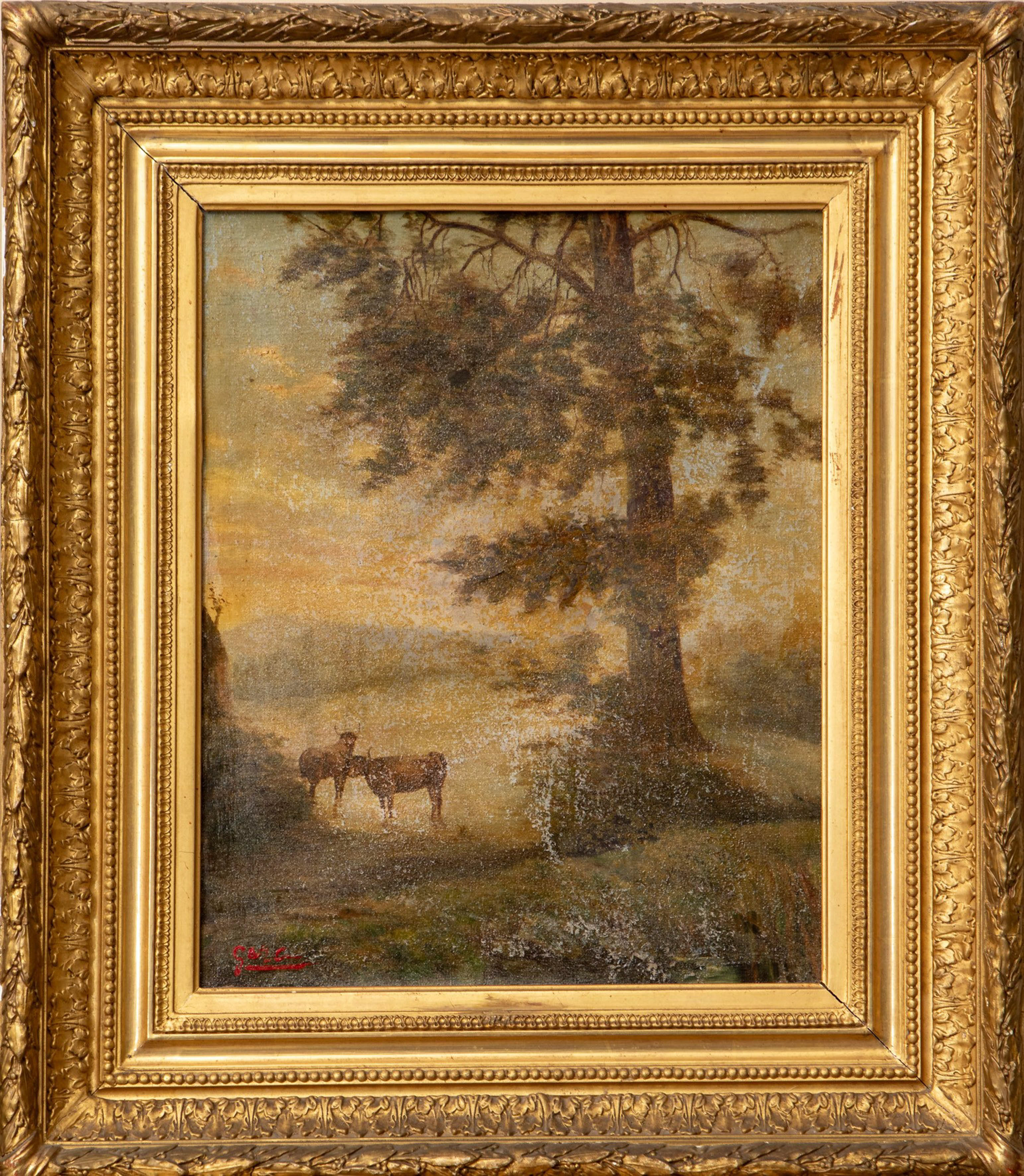 GORA
"Paisaje"
Óleo sobre lienzo.
Medidas: 40 x 35 cm.