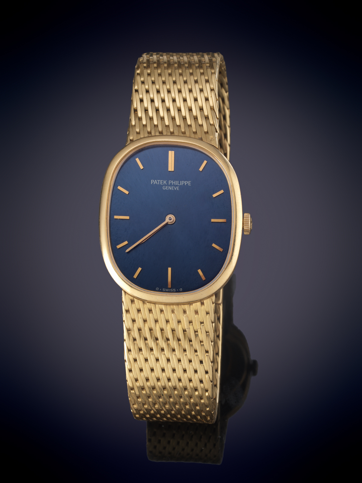PATEK PHILIPPE.RELOJ ELLIPSE REF 3548/1, RELOJ DE PULSERA PARA CABALLERO. Circa 1970. BRAZALETE EN...