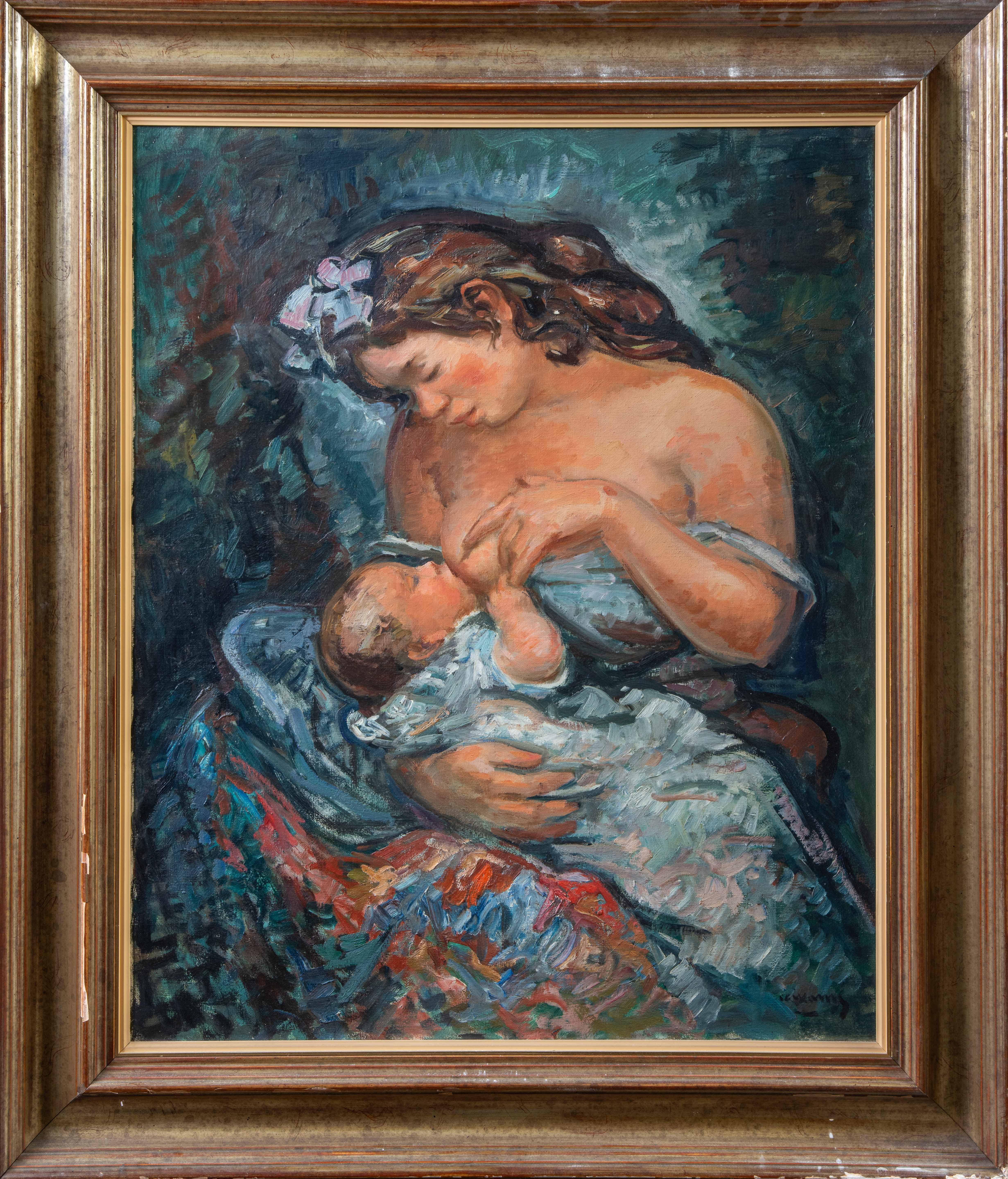 PERE CREIXAMS PICO (Barcelona, 1893-1965)
"Maternidad"