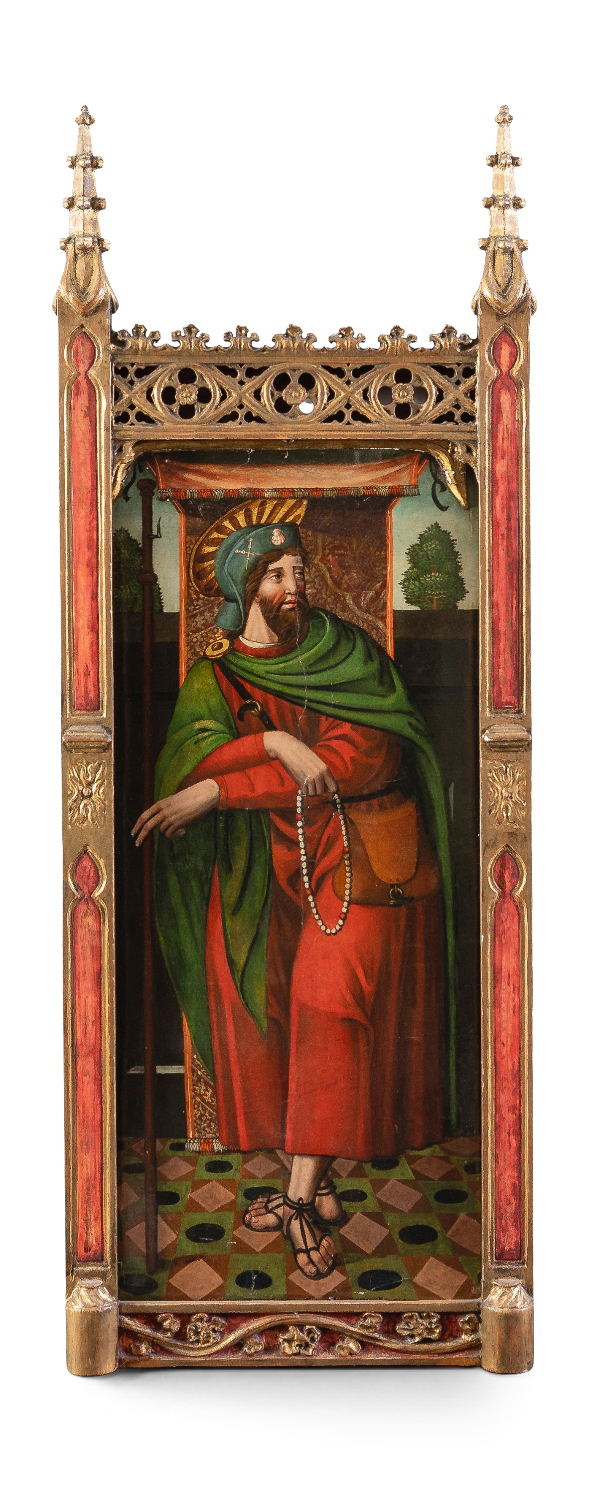 Maestro de Alcira (documentado en. Valencia, pp. S. XVI)
"San Roque"