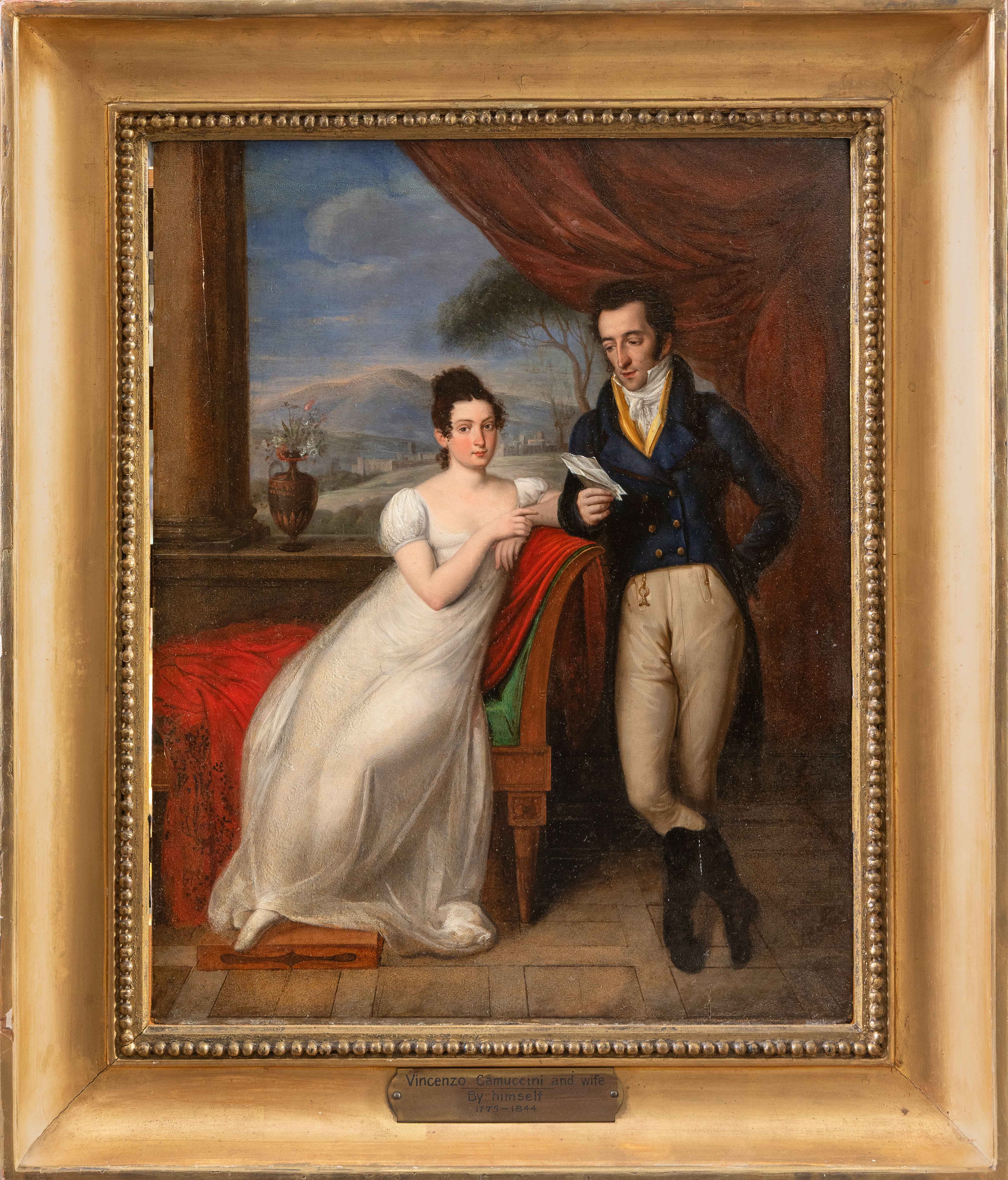 MATILDE MALENCHINI (Livorno, 1779-Fiesole, 1858)
"Vincenzo Camuccini y su esposa Maddalena...