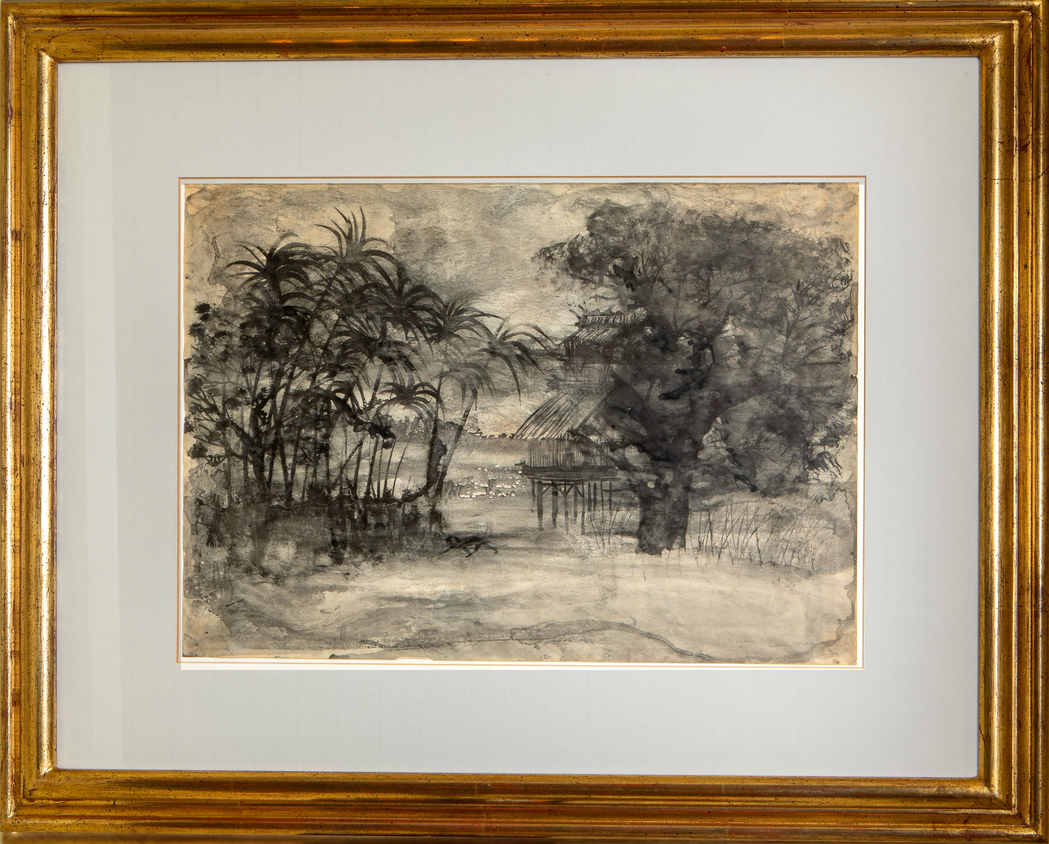 JUAN CORREA, S. XX
"Paisaje"
1994
Aguada sobre papel.
Medidas: 320 x 430 mm.
Firmado en el ángulo...