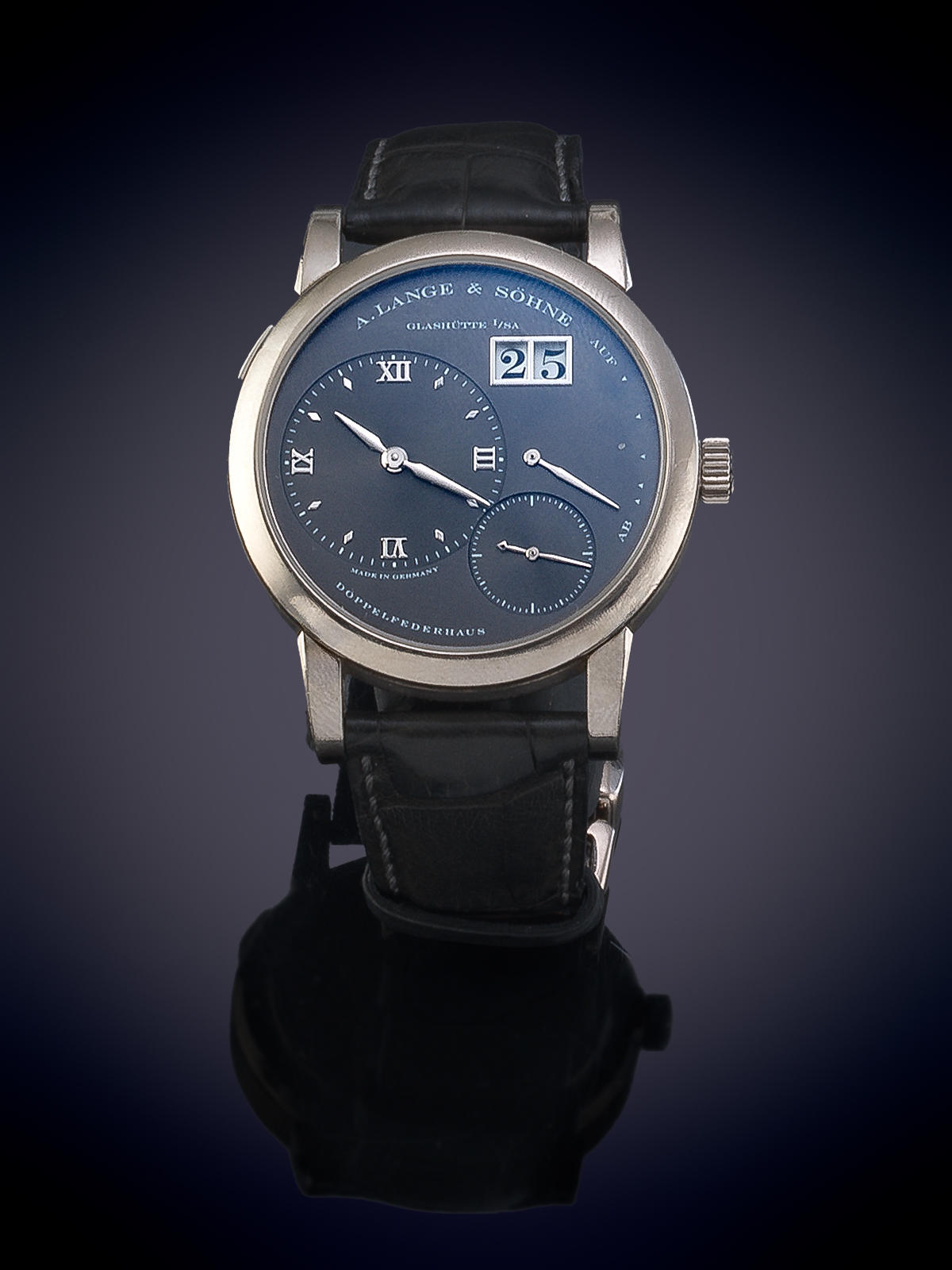 ¨A. LANGE & SÖHNE¨.  LANGE 1 REF101.030, MOVIMIENTO DE CUERDA MANUAL. EL "LANGE 1" ES UN RELOJ DE PULSERA MECÁNICO DE GRAN REFINAMIENTO DE A. LANGE & SÖHNE CON UN DISEÑO DISTINTIVO. MUESTRA LA HORA EN HORAS, MINUTOS Y SEGUNDOS EN LA ESFERA GRIS. UN INDICA